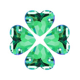 スフィンクスハートシェイプ高品質のガラス縫製ラインストーン